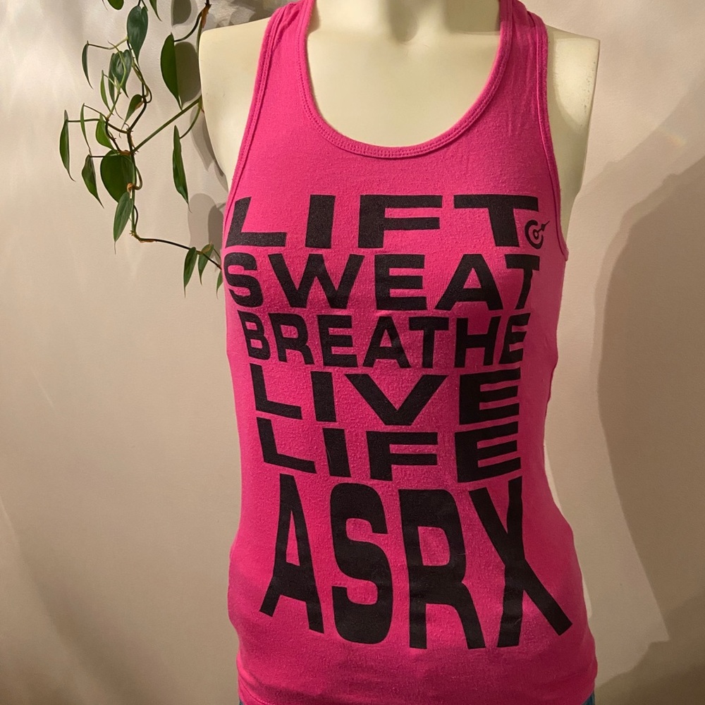 CrossFit workout lifting racerback tank size M